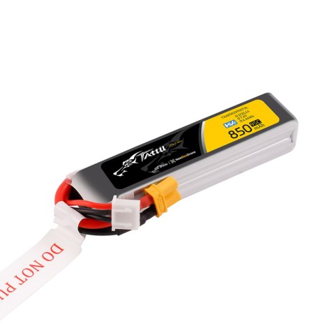 Battery Tattu LiPo 2S 7.6V 850mAh 95C XT30 Long Pack