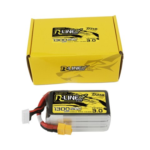 Battery Tattu R-Line 3.0 LiPo 6S 22.2V 1300mAh 120C XT60