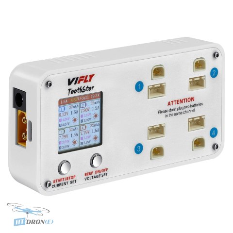 VIFLY ToothStor 2S ładowarka do akumulatorów 2S z Bluetooth 5.0 i JST-XH kup najlepszy w HTDRONE