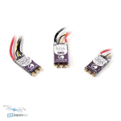 Kup Flycolor Raptor 5 35A ESC z widokiem 3/4, idealny do budowy drona FPV