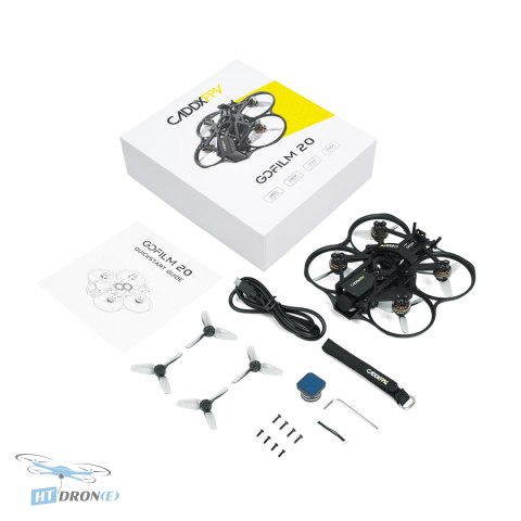 CaddxFPV Gofilm 20 + Walksnail Avatar HD Goggles X FPV kit accessories and size reference