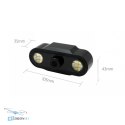 Tylny widok kamery FPV SkyDroid MIPI 1080P złączki i porty szczegóły HTDRONE