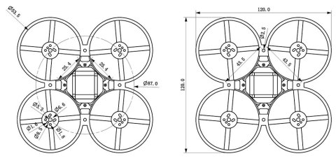 Frame Happymodel Mobula8 85mm