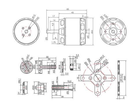 Motor T-Motor AT3520 KV720
