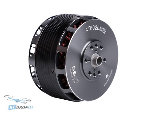 T-Motor AT8020 180KV motor rear view with wires - details available at HTDRONE