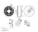 T-Motor U12II KV60 brushless motor packaging and kit contents for sale at HTDRONE
