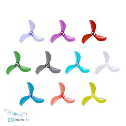 Set of 8 teal NewBeeDrone Azi 3-blade propellers for 1.2 inch drone best price