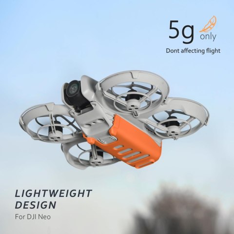 Protective Battery Lock with Landing Gear for DJI Neo Orange