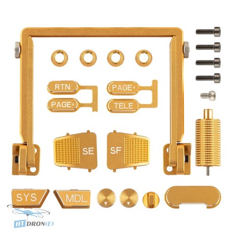 RadioMaster Boxer CNC Gold upgrade set for FPV radio best price at HTDRONE shop buy now