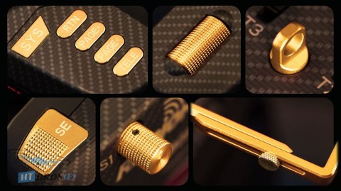 RadioMaster Boxer CNC Gold custom cover for FPV radio HTDRONE store worldwide shipping