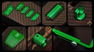 Upgrade Parts Set RadioMaster Boxer CNC Green