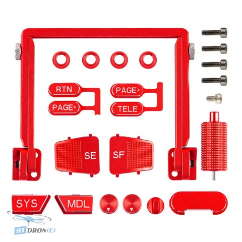 RadioMaster Boxer CNC Red upgrade kit buy at HTDRONE best price RC accessories