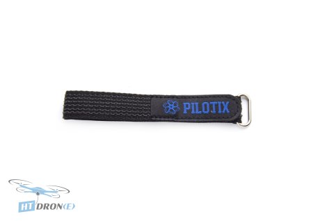 Ремінець для акумулятора Pilotix 20x250mm Чорний - найкращий для кріплення батареї RC в магазині HTDRONE