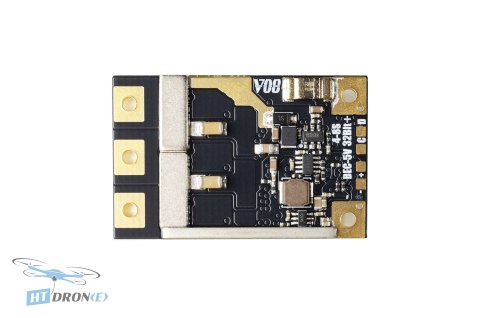 Pilotix AM32 80A 6-8S ESC rear view motor and battery connectors buy at HTDRONE