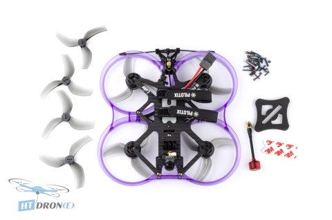 Pilotix Luke 3.5inch Cinewhoop FPV dron - widok z tyłu, złącza i porty, sklep HTDRONE