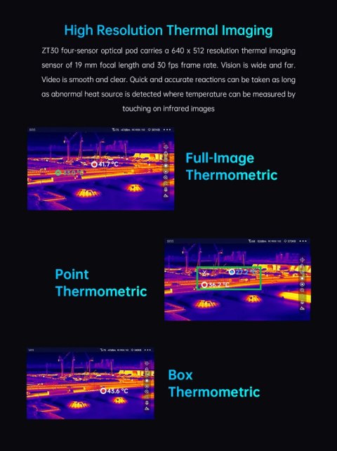 FPV HD camera SIYI ZT30 EO/IR/LRF Gimbal
