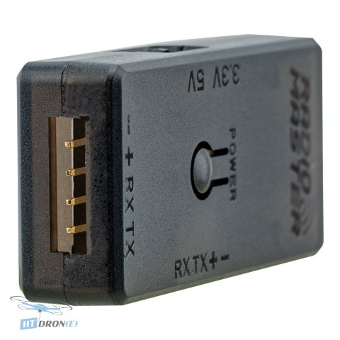 RadioMaster Flasher USB UART V2 роз'єми та порти вид ззаду для програмування дрона