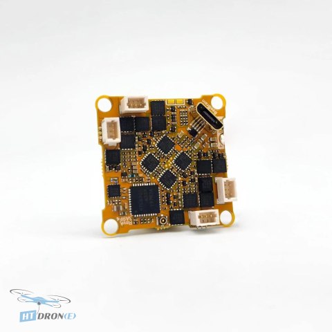 Detailed view of NewBeeDrone BeeBrain BLV5 AIO ELRS 2.4G flight controller with ELRS
