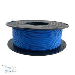 Weistek PLA Filament Blue 1kg 95A w zbliżeniu, szczegółowy widok niebieskiego filamentu do drukarki