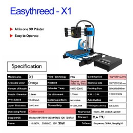 3D Printer Easythreed Model X1