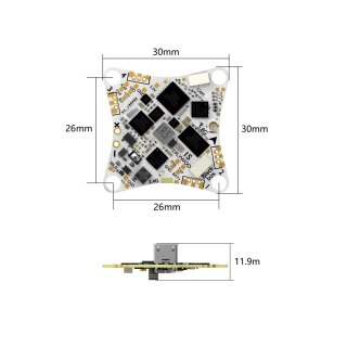 AIO FLYWOO GOKU F405 ERVT 1S 5A 5-in-1 400mw ELRS