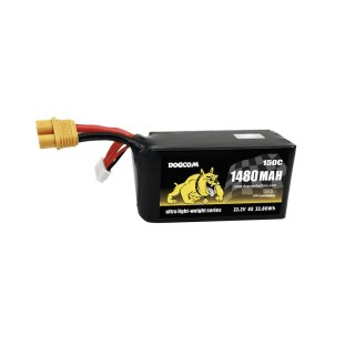 Battery DOGCOM 1480mAh 6S 150C 22.2V LiPo Ultra Series
