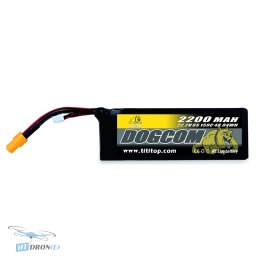 DOGCOM 2200mAh 6S 150C LiPo Battery XT60 - best choice for your FPV drone at HTDRONE shop
