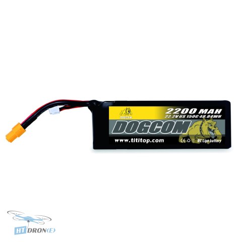 Bateria DOGCOM 2200mAh 6S 150C LiPo XT60 - najlepszy wybór do Twojego drona FPV w sklepie HTDRONE