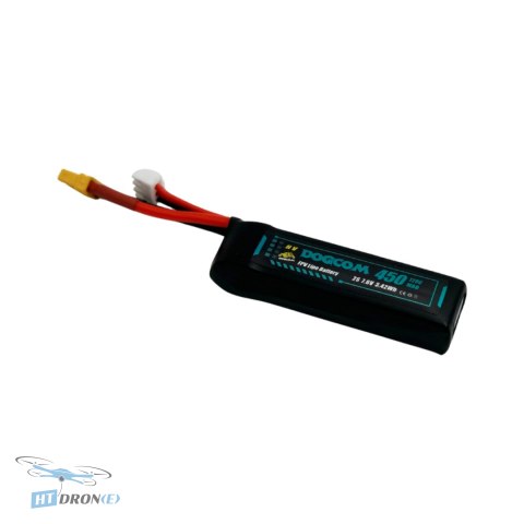 Złącze XT30 baterii DOGCOM 450mAh 120C 7.6V 2S1P HV LiPo szczegół HTDRONE