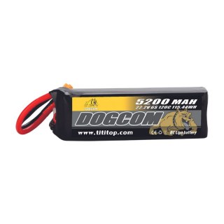 Battery DOGCOM 5200mAh 6S 120C 22.2V LiPo XT60