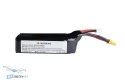 Top view DOGCOM Battery 550mAh 120C 6S HV LiPo XT30 component layout HTDRONE best price