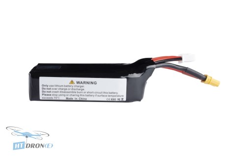 Top view DOGCOM Battery 550mAh 120C 6S HV LiPo XT30 component layout HTDRONE best price
