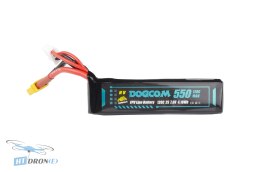 Akumulator DOGCOM 550mAh 7.6V 2S HV LiPo XT30 widok z boku do zakupu w HTDRONE