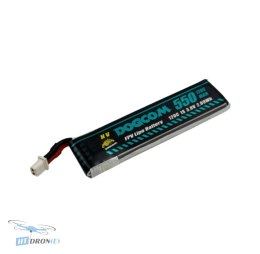 Szczegółowy widok baterii DOGCOM 550mAh 1S 120C HV LiPo BT2.0 złącze