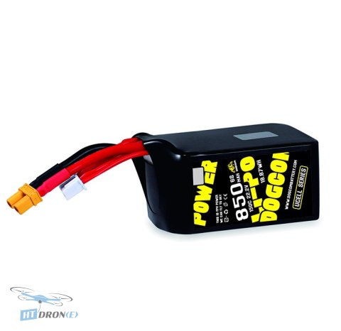 DOGCOM 850mAh 6S 22.2V 150C LiPo XT60 UCELL Battery - best buy at HTDRONE shop
