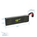 FLYWOO Explorer 750mAh 1S HV V2 A30 Plug szczegółowy widok baterii do drona FPV cena