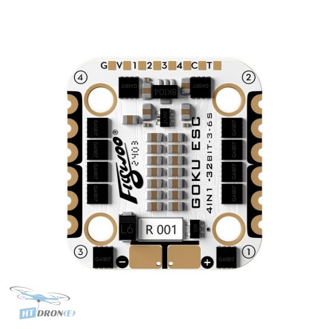 FLYWOO GOKU G45M ESC detailed connectors and 20x20mm mounting price at HTDRONE
