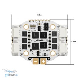 FLYWOO GOKU BS 20A LED V3 ESC детальний вид 3/4 найкращий ESC для FPV дрона ціна в магазині HTDRONE
