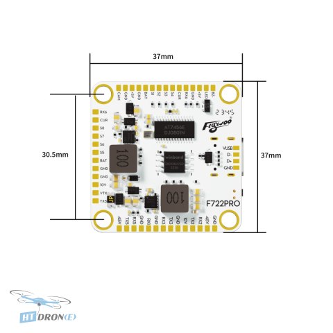 FLYWOO GOKU F7 PRO V2 ICM42688 FPV flight controller packaging accessories detail buy at HTDRONE