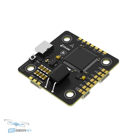 Detailed PCB view of IFlight Thunder H7 flight controller, best choice at HTDRONE
