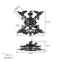 FLYWOO Flybee 16 HD HDZERO 2S ELRS 2.4G Tinywhoop dron - porównanie rozmiaru i akcesoria, kup teraz w HTDRONE