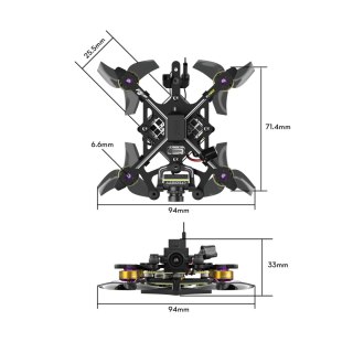 FPV Drone FLYWOO Flybee 16 HD Walksnail 2S ELRS 2.4G