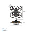 FLYWOO Flylens 75 HD O4 2S TBS V1.6 zawartość zestawu akcesoria najlepszy dron FPV cena HTDRONE
