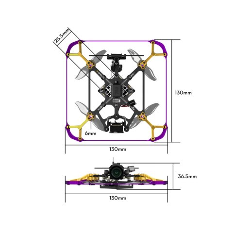FPV Drone FLYWOO Flytimes 85 HD O4 2S TBS