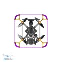 FLYWOO Flytimes 85 HD O4 PRO 2S ELRS 2.4G widok z boku drona Cinewhoop najlepsza cena w sklepie HTDRONE