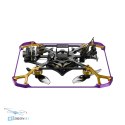 FLYWOO Flytimes 85 HDZero 2S ELRS 2.4G FPV dron - widok z góry i szczegóły PCB