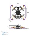Zestaw FLYWOO Flytimes 85 HDZero 2S ELRS 2.4G FPV dron - opakowanie i akcesoria
