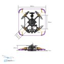 FLYWOO Flytimes 85 Walksnail 2S ELRS FPV dron porównanie rozmiaru z akcesoriami