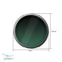 FLYWOO Filters Set FLYWOO dla DJI O4 ND4 ND8 ND16 opakowanie i zawartość zestawu cena