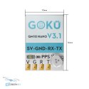 FLYWOO GPS Module GM10 Nano V3.1 tył złącza szczegóły kup w HTDRONE